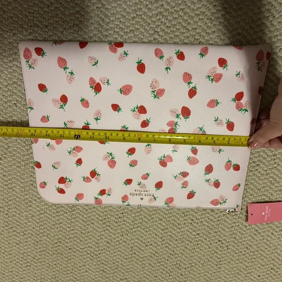 Kate Spade Pink Strawberry Laptop sleeve - Picture 4 of 5